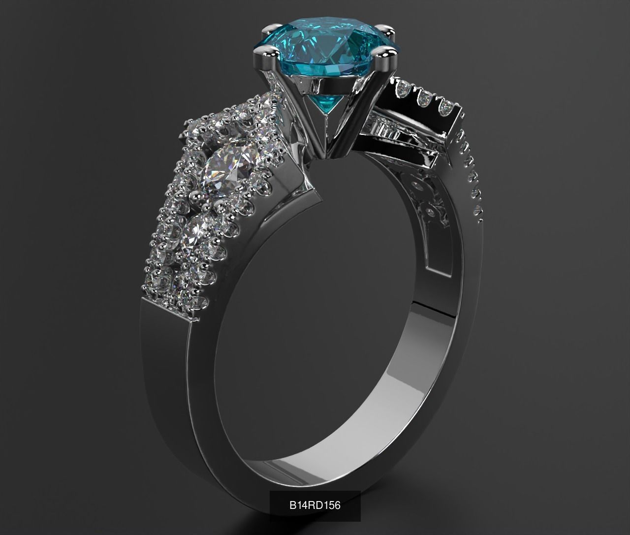 2024 B14 1-700 Engagement Rings 3D Model Collection-700 Files _250