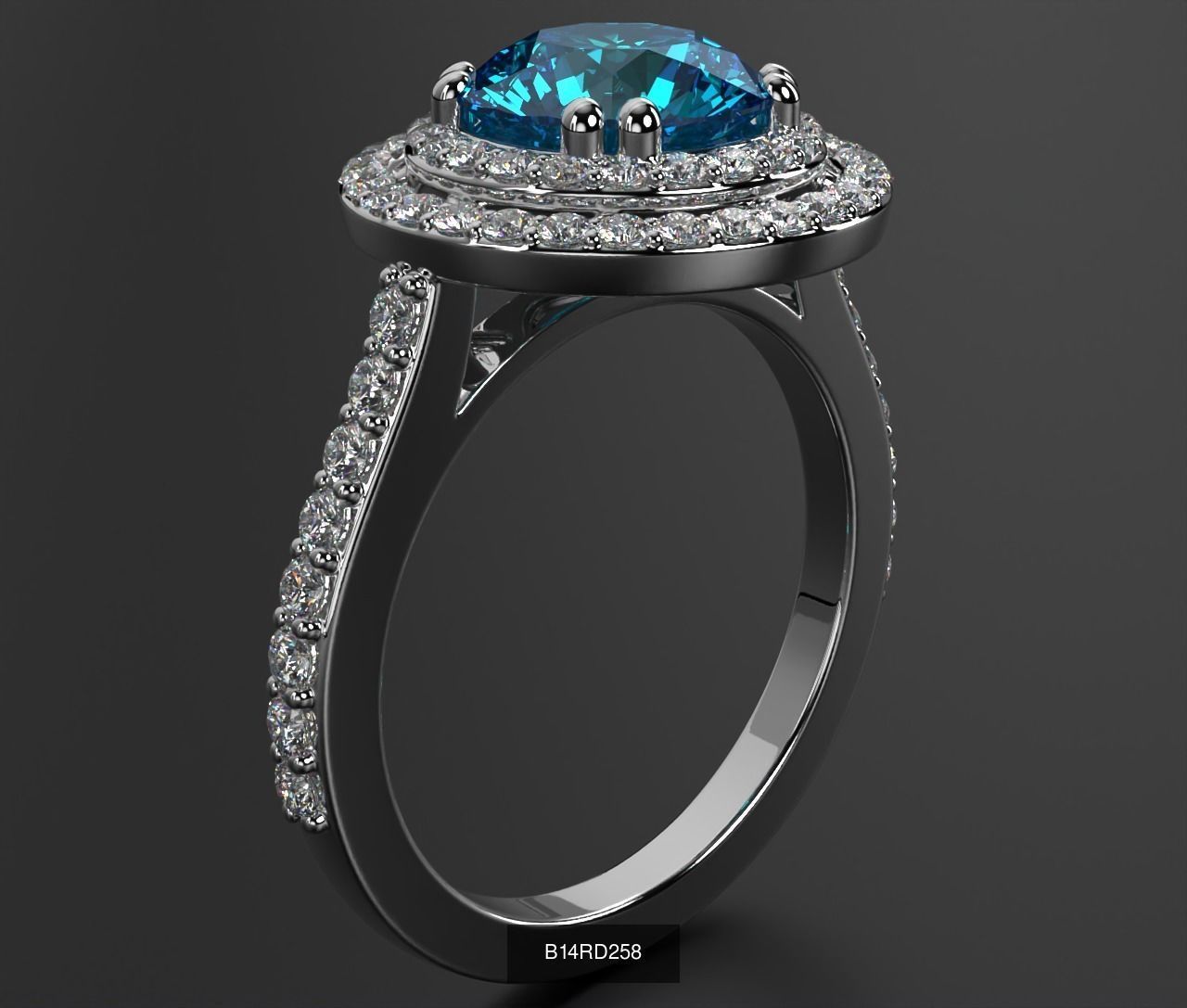 2024 B14 1-700 Engagement Rings 3D Model Collection-700 Files _148