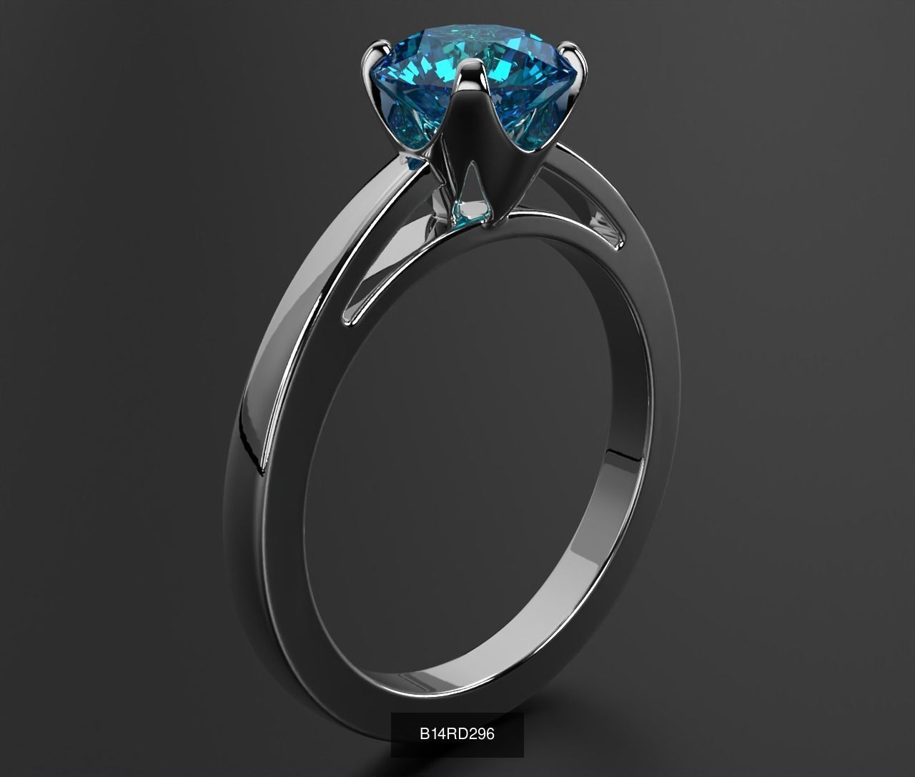 2024 B14 1-700 Engagement Rings 3D Model Collection-700 Files _93