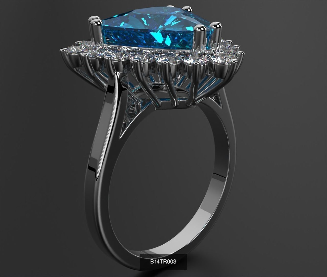 2024 B14 1-700 Engagement Rings 3D Model Collection-700 Files _30