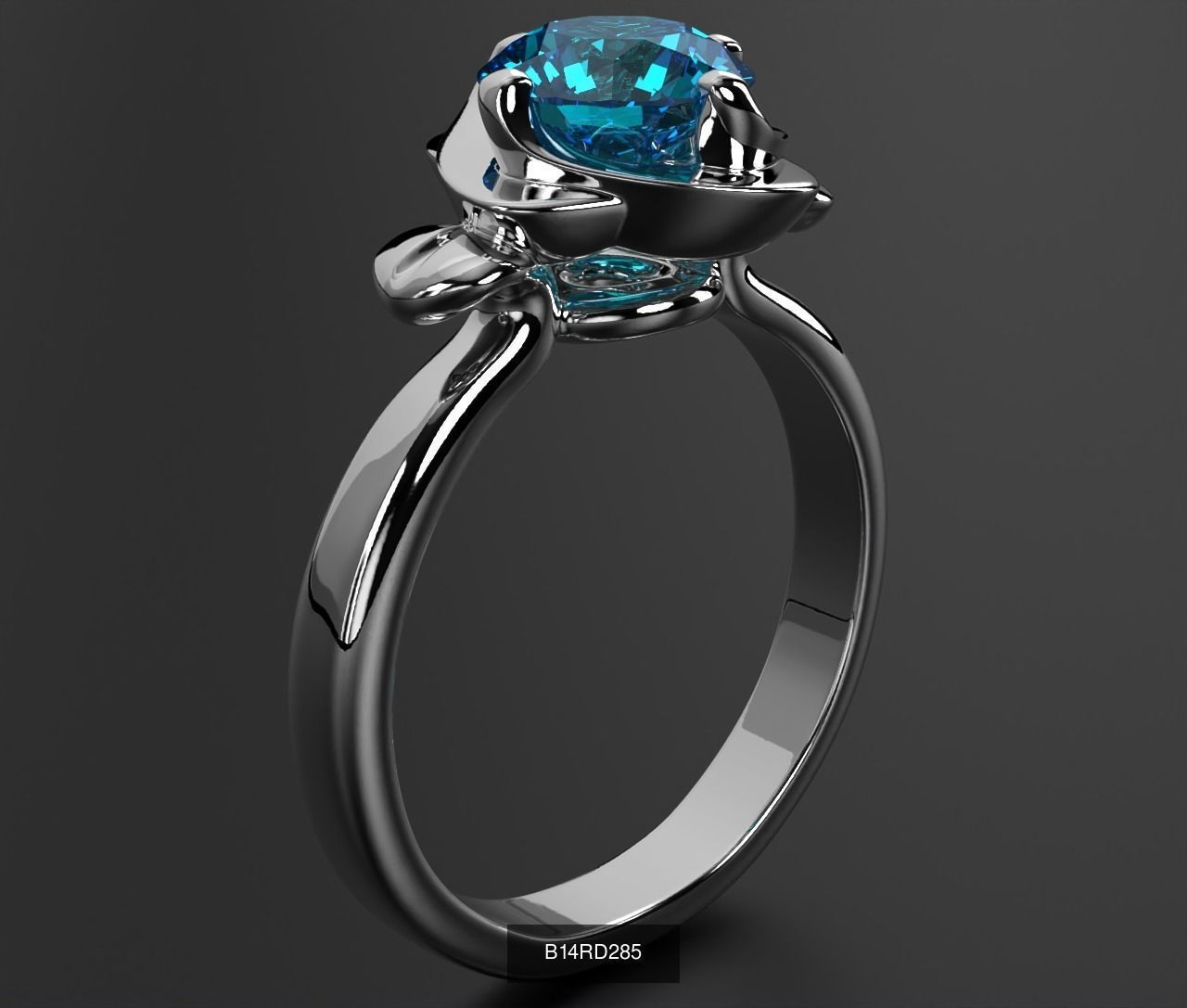 2024 B14 1-700 Engagement Rings 3D Model Collection-700 Files _121