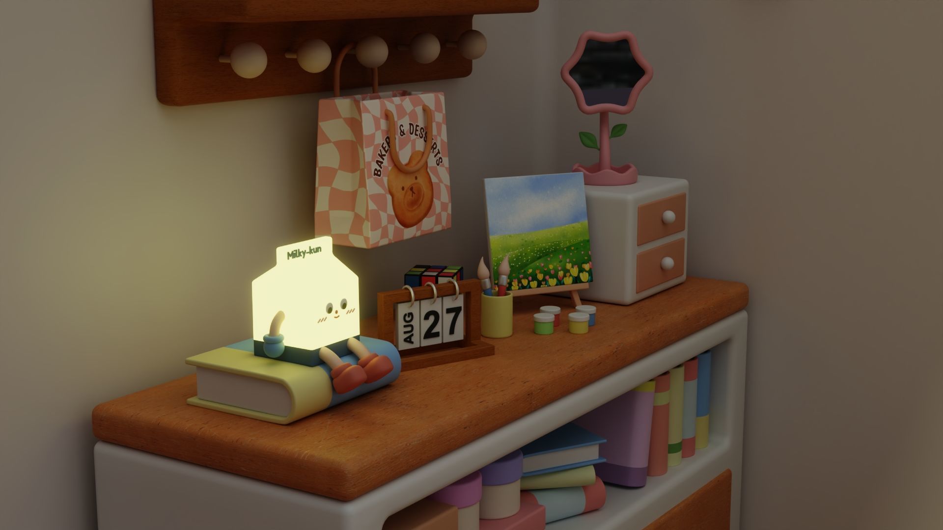 Room Decor Collection 3D model_11