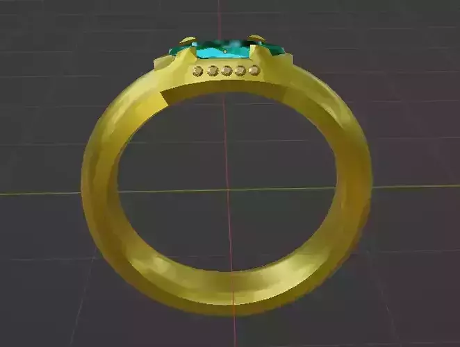 Large Gem Ring