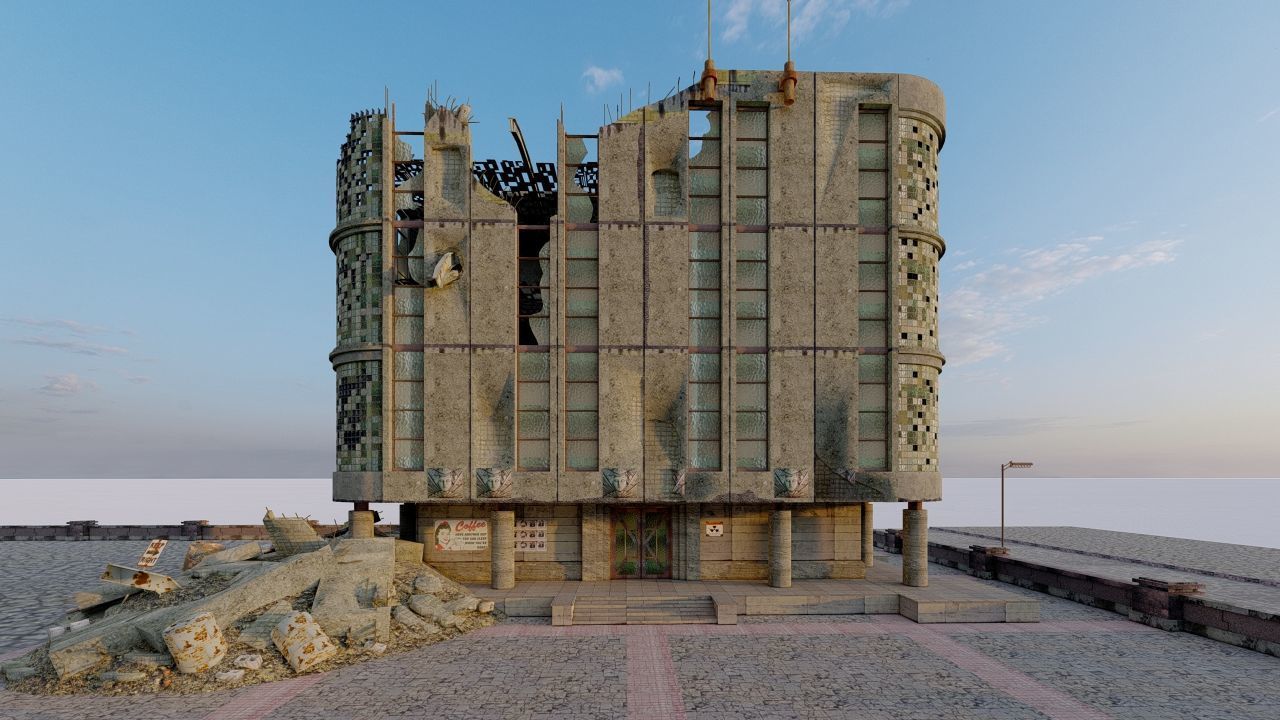 old house-Old Abandoned House 3D model_9