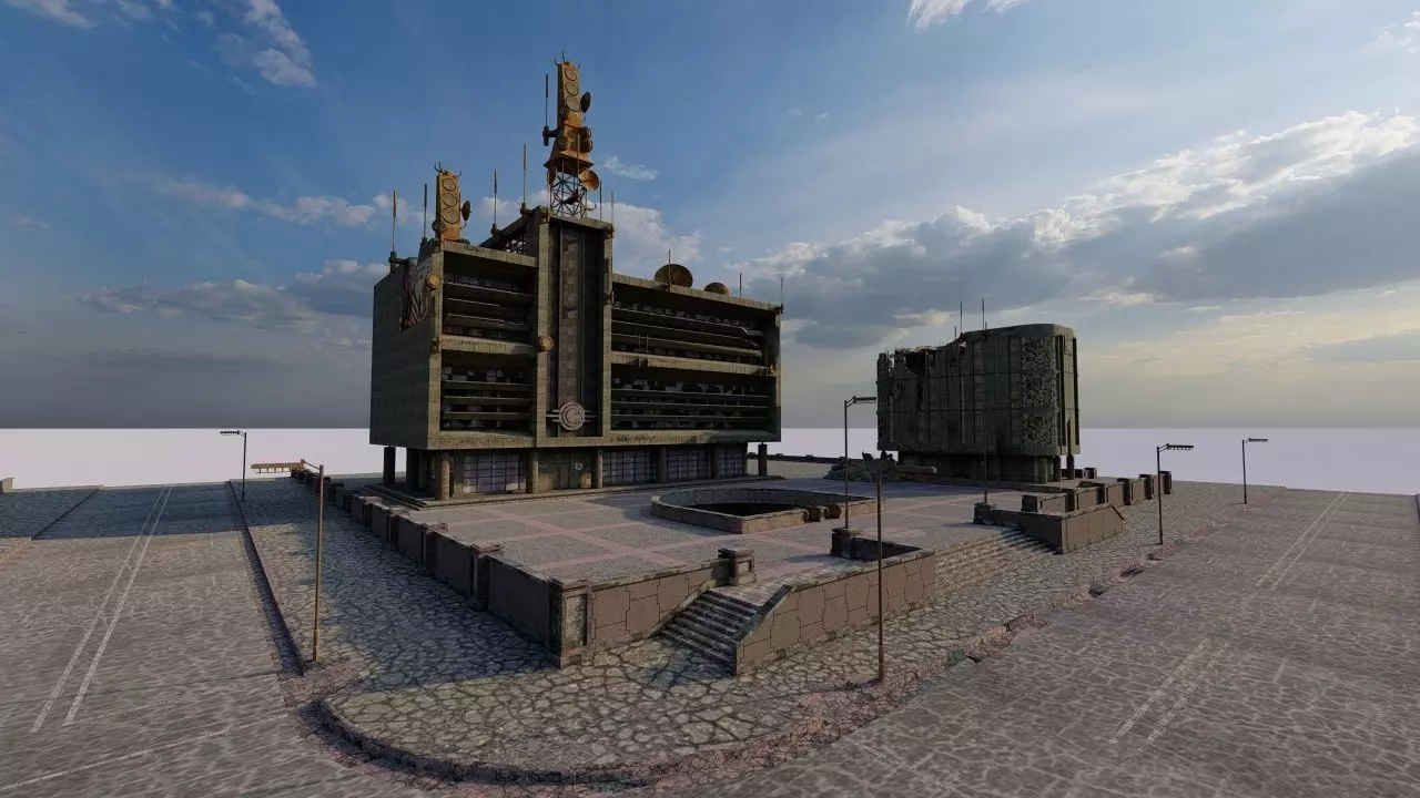 old house-Old Abandoned House 3D model_0