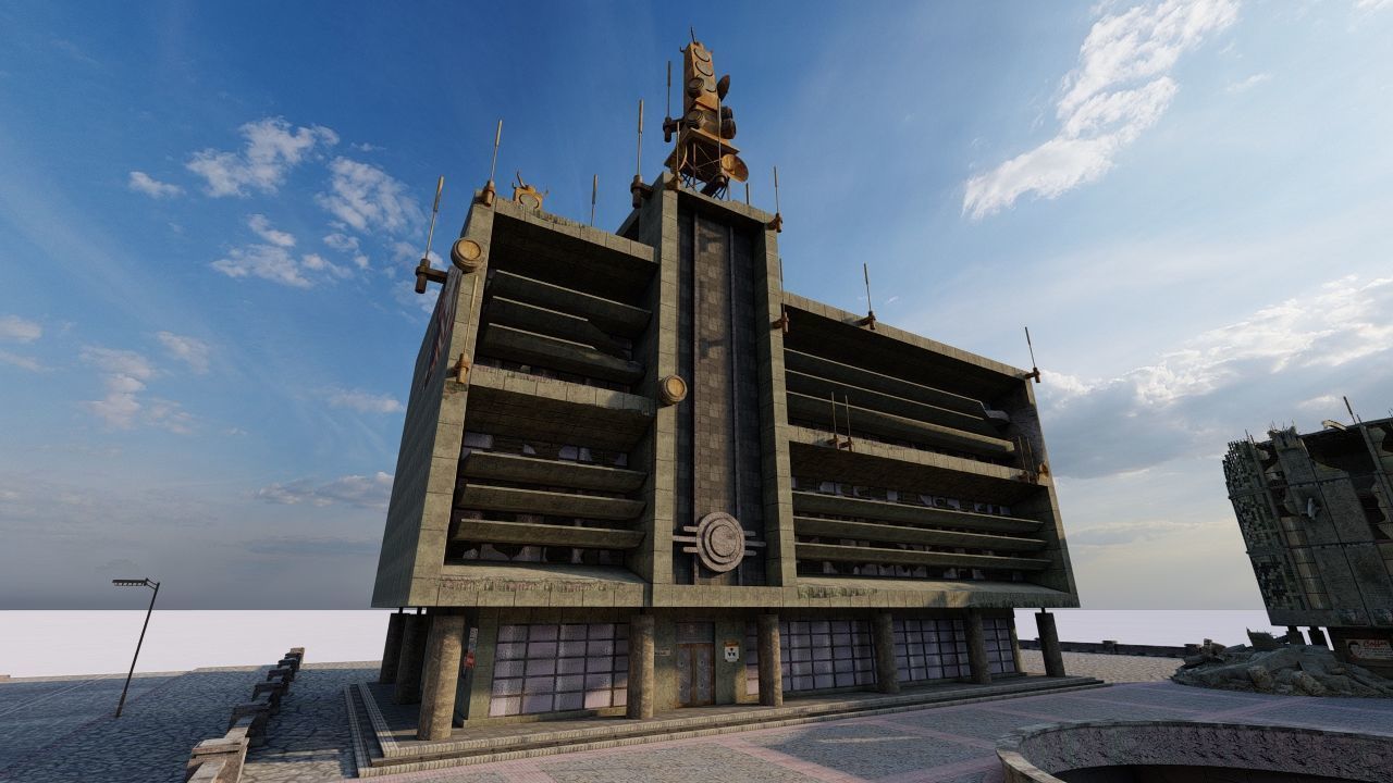 old house-Old Abandoned House 3D model_8