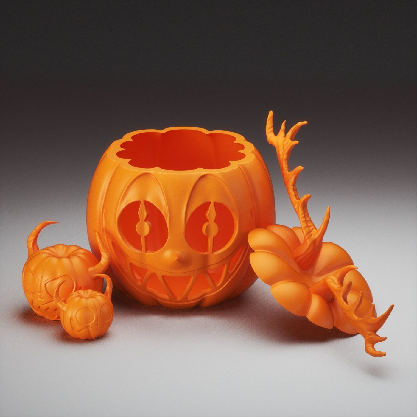 PUMPKIN ALASTOR 3D print model_2