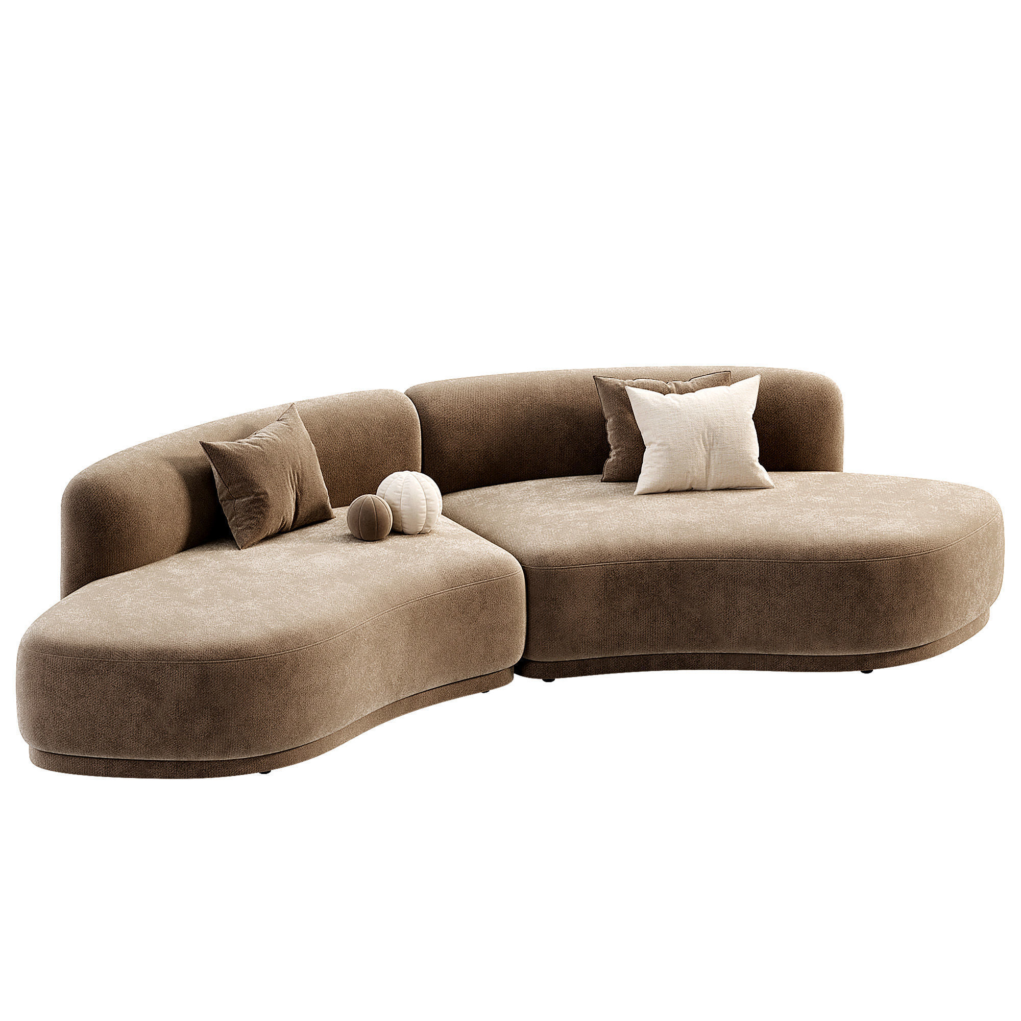 Olivia Sofa By Domkapa Low-poly 3D model_2