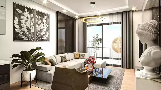  apartment interior desing model