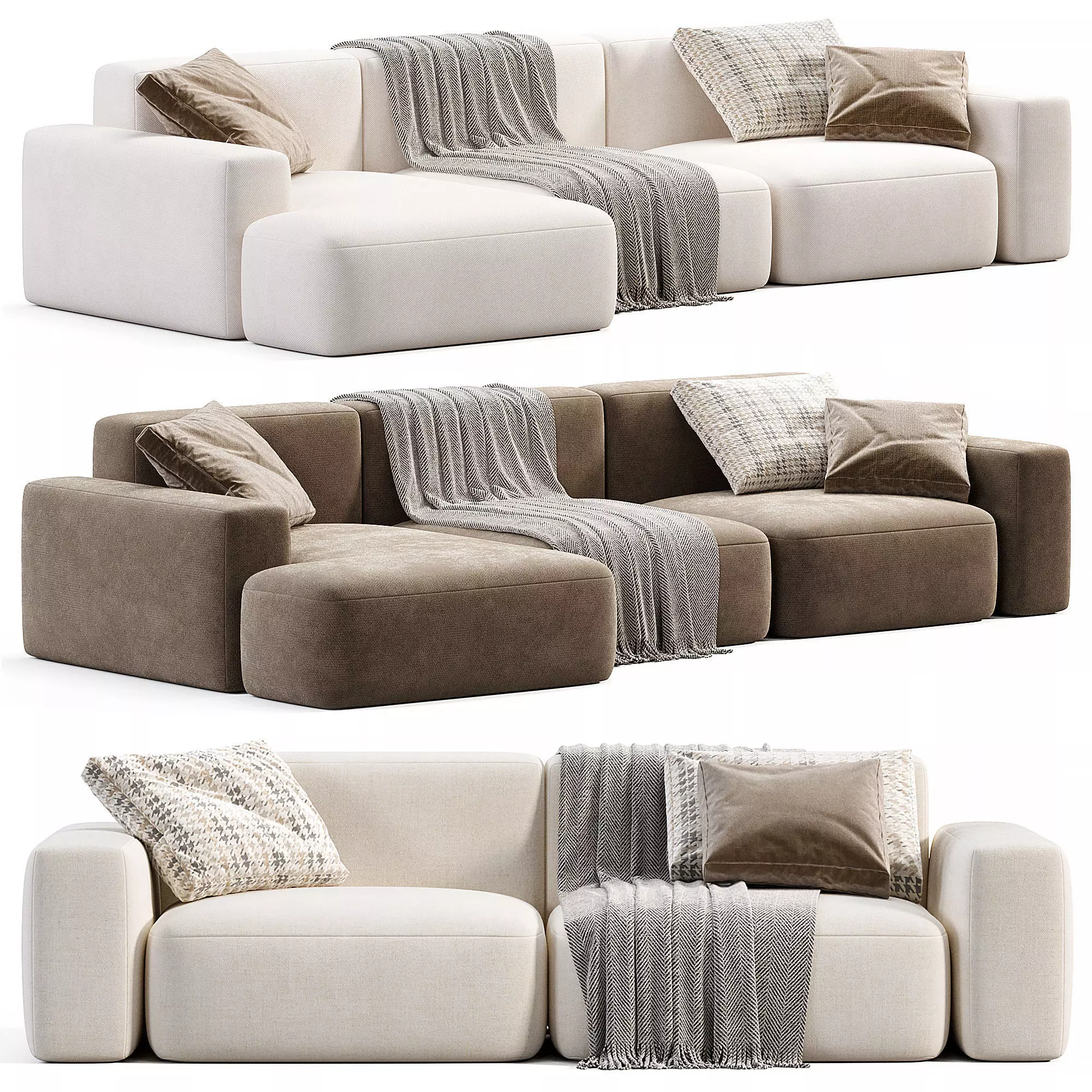 Kermit Sofa By Lavsit Low-poly 3D model_0