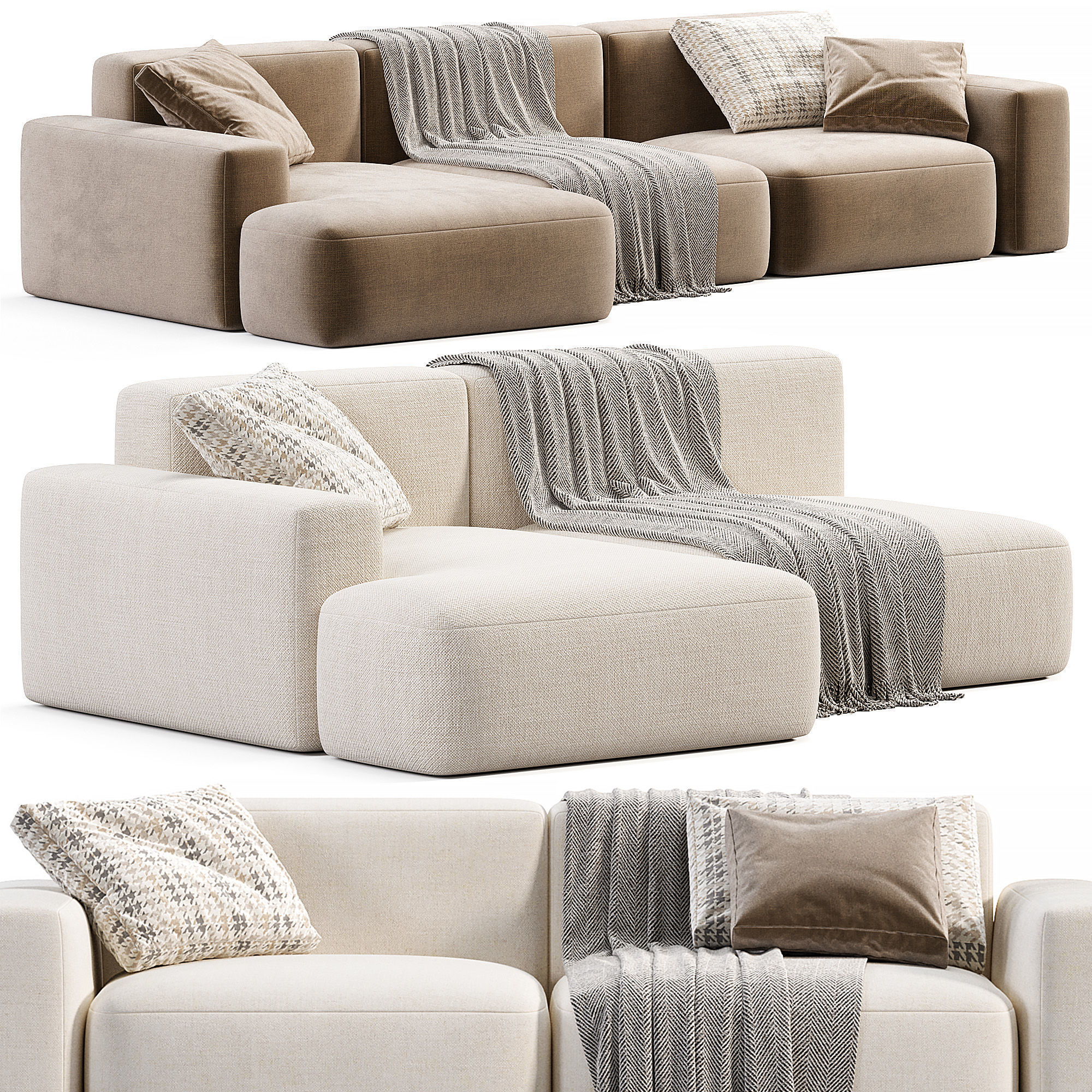 Kermit Sofa By Lavsit Low-poly 3D model_2