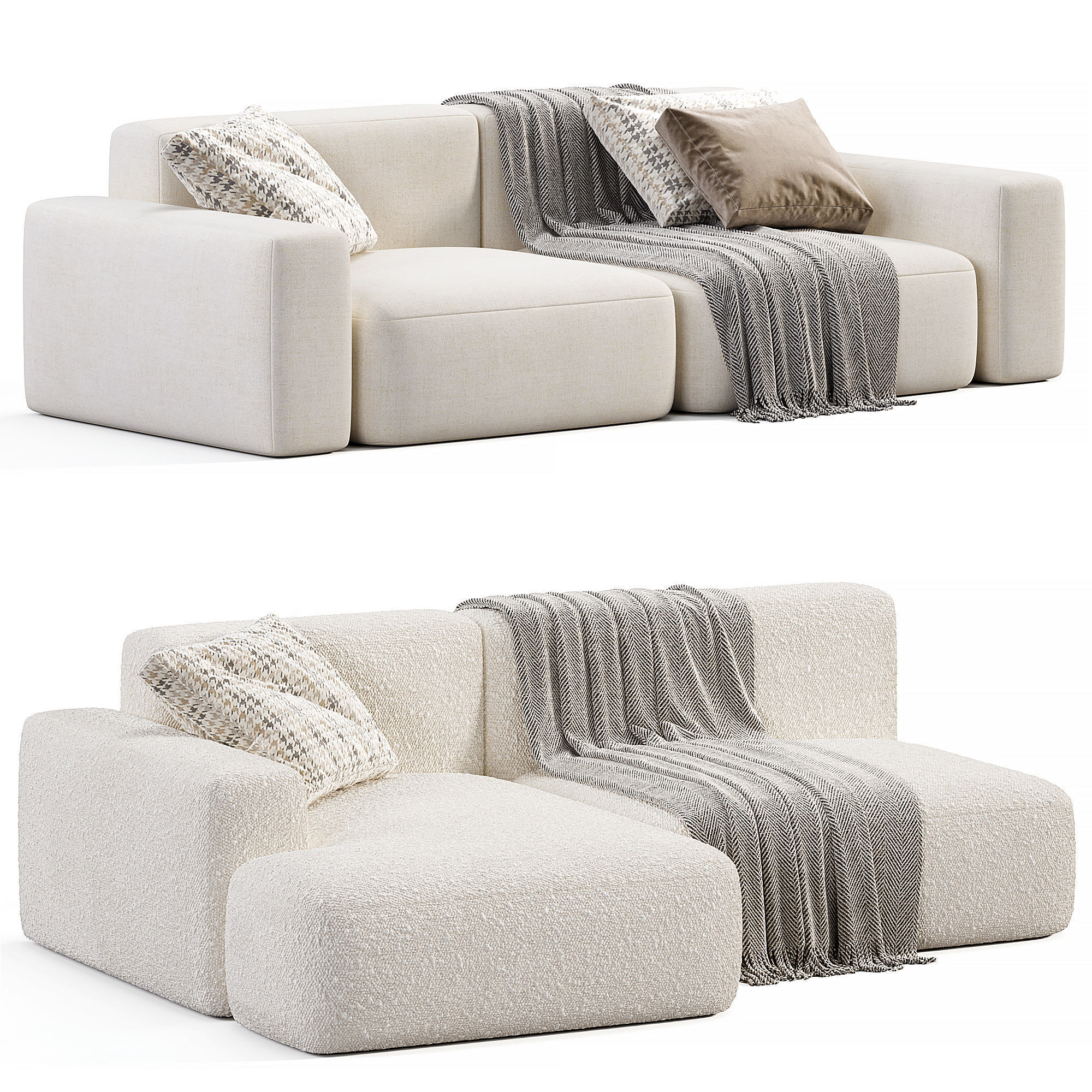 Kermit Sofa By Lavsit Low-poly 3D model_1