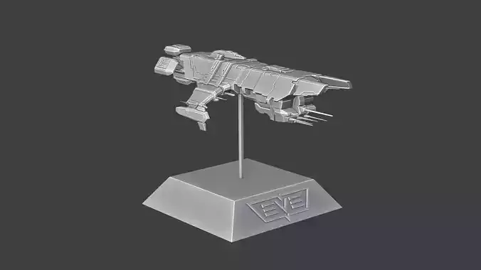 Tengu Spaceship from EVE Online Game 3D print model