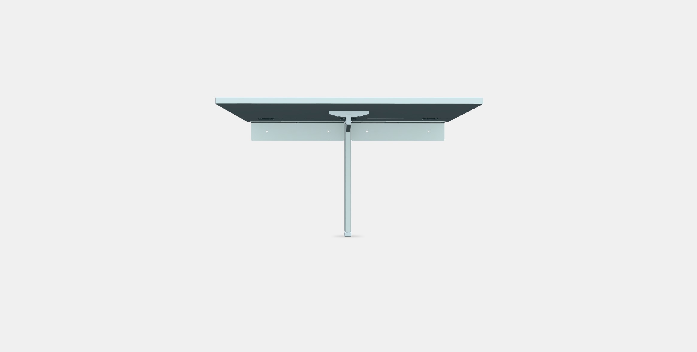 NORBERG Wall-mounted drop-leaf table Low-poly 3D model_9