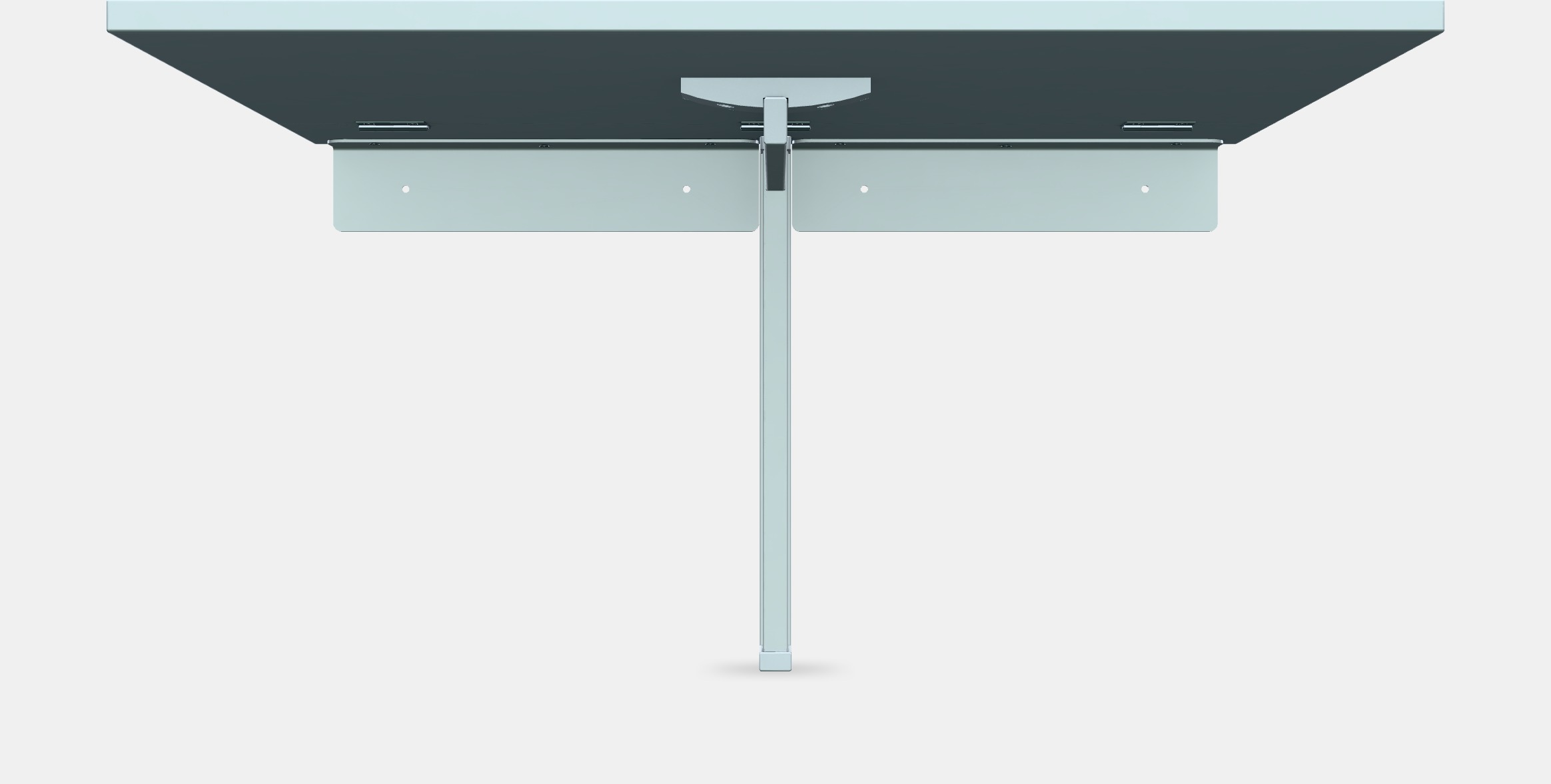 NORBERG Wall-mounted drop-leaf table Low-poly 3D model_10