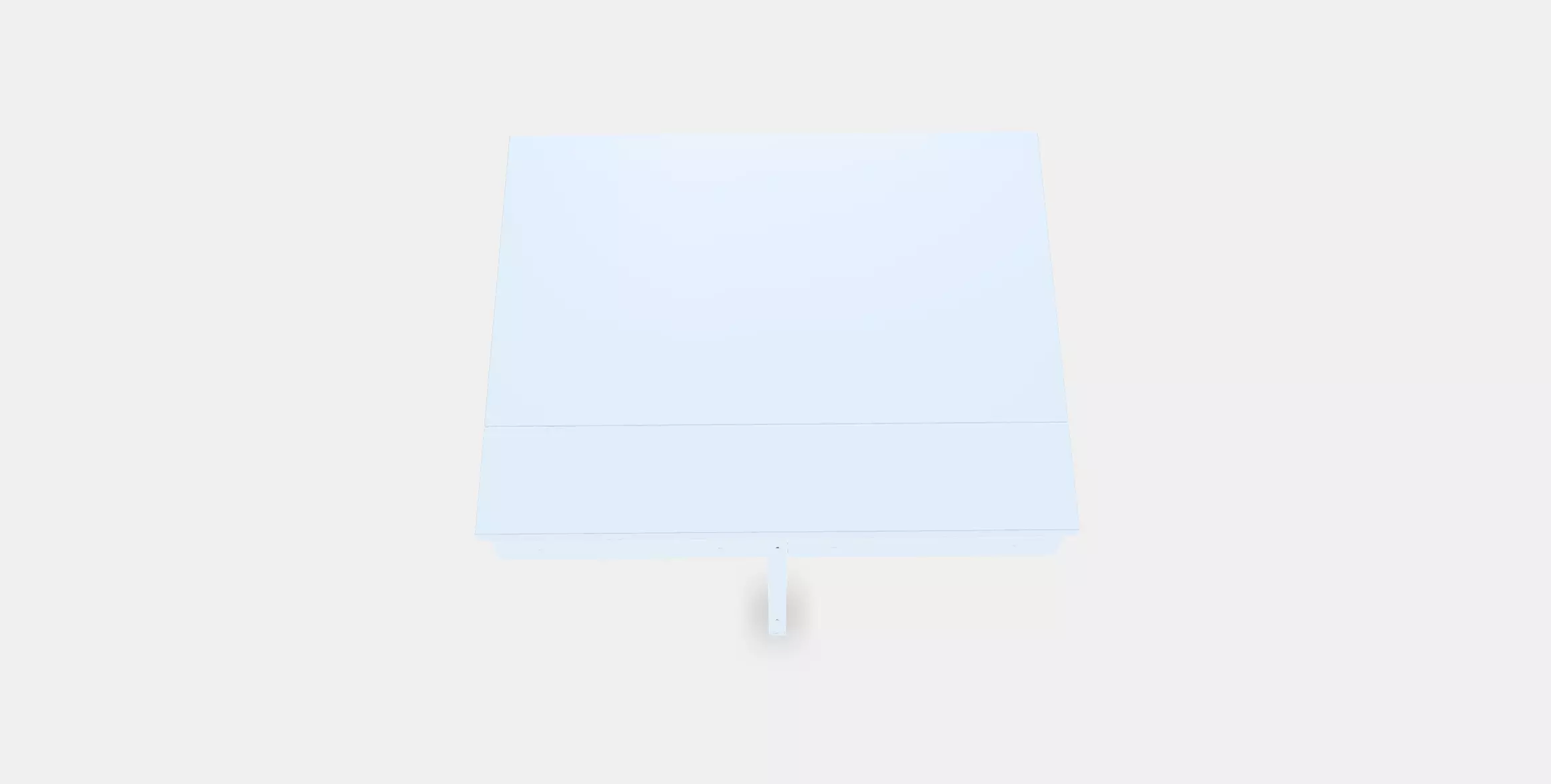NORBERG Wall-mounted drop-leaf table Low-poly 3D model_0