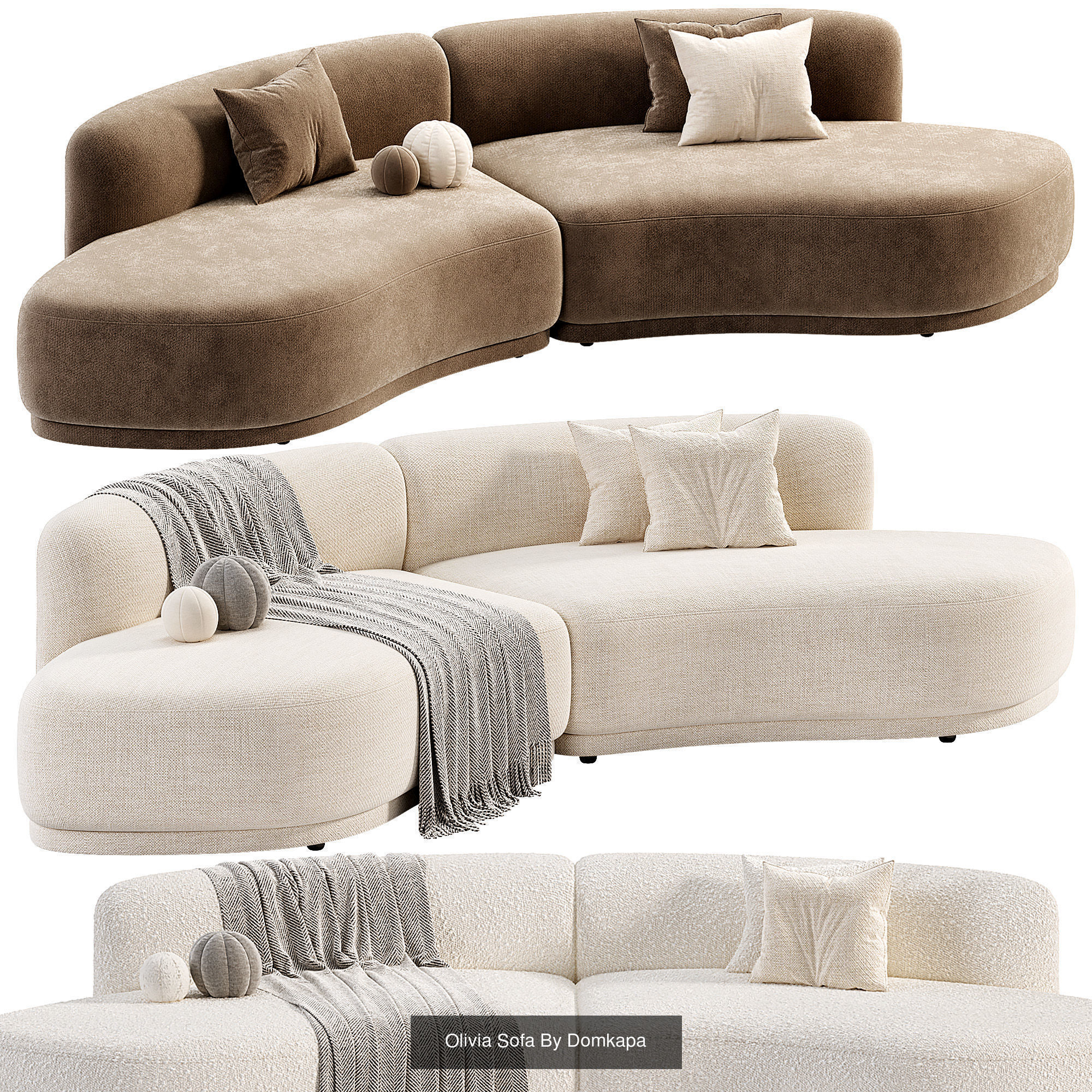 Sofa Collection 10 Items 3D Model _7
