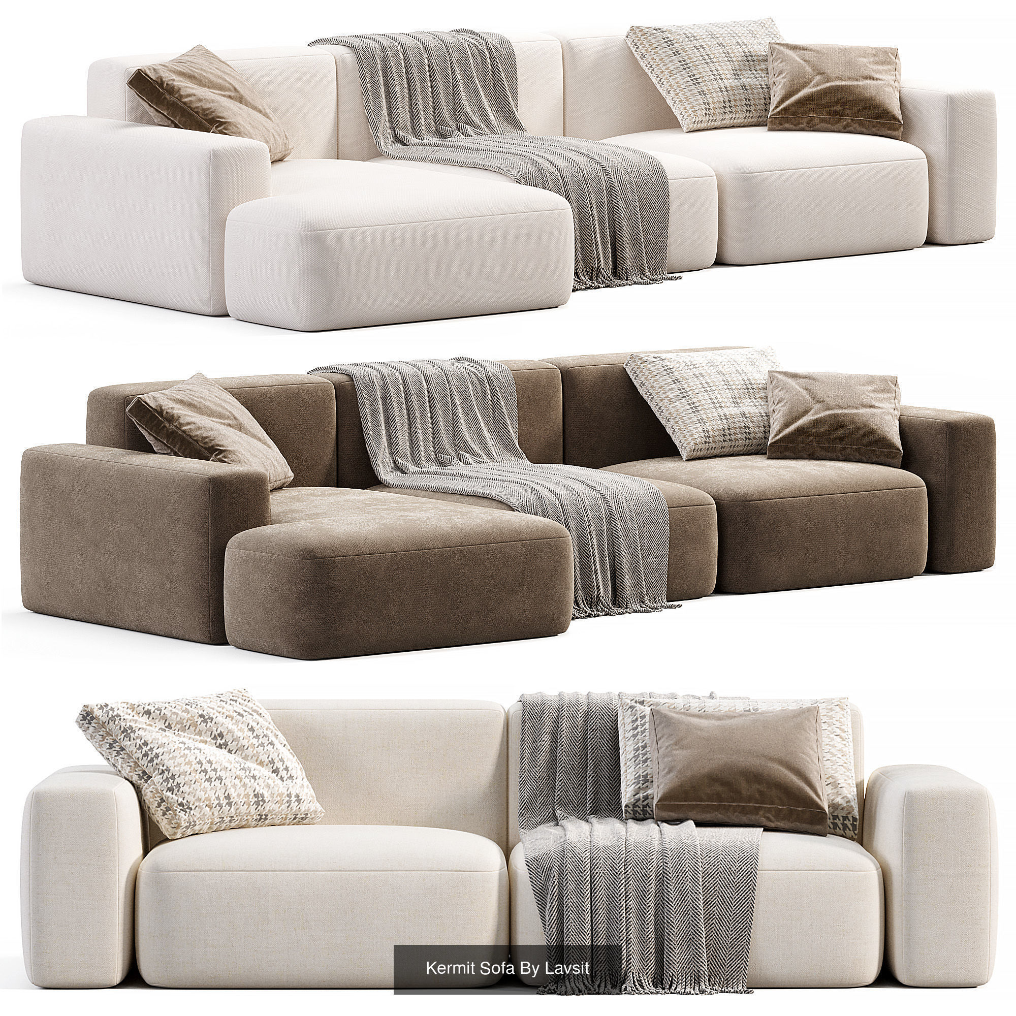 Sofa Collection 10 Items 3D Model _9