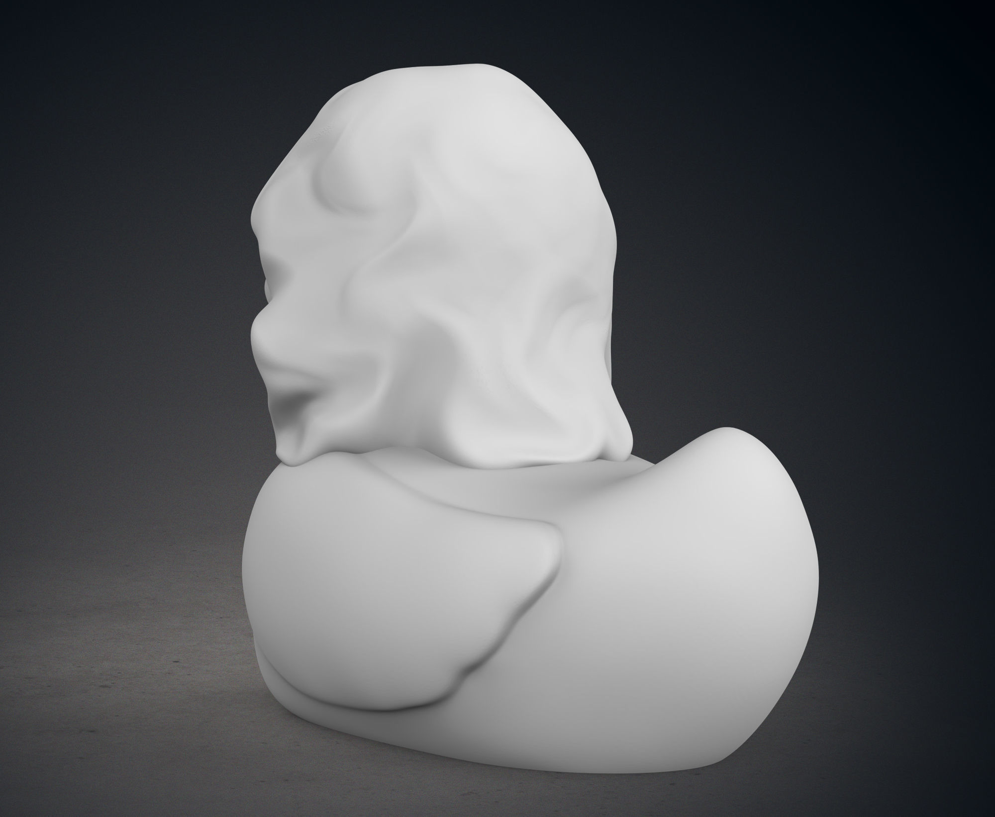 Cute Eric Draven in The Crow Ruber Duck 3D print model_5