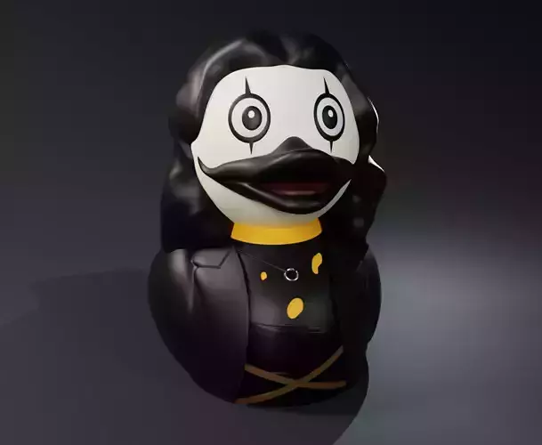 Cute Eric Draven in The Crow Ruber Duck 3D print model