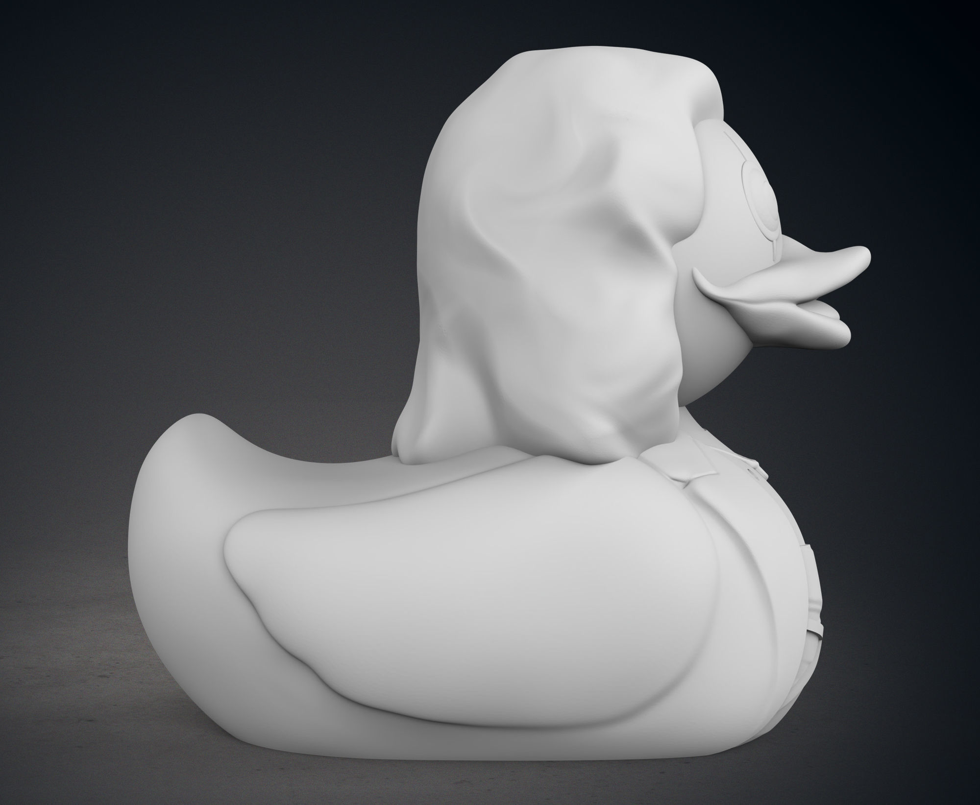 Cute Eric Draven in The Crow Ruber Duck 3D print model_8
