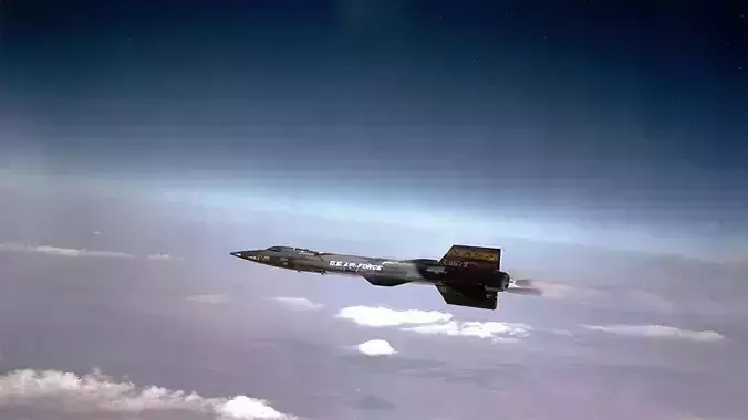 North American X-15 3D model