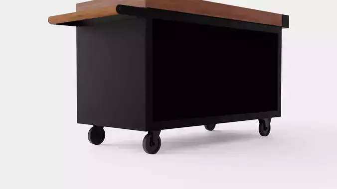 Mise en place Table Black Pro Teak Wood