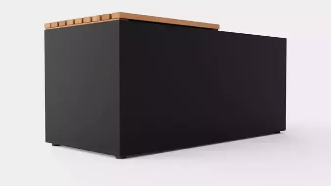 Herb Garden Bench Black