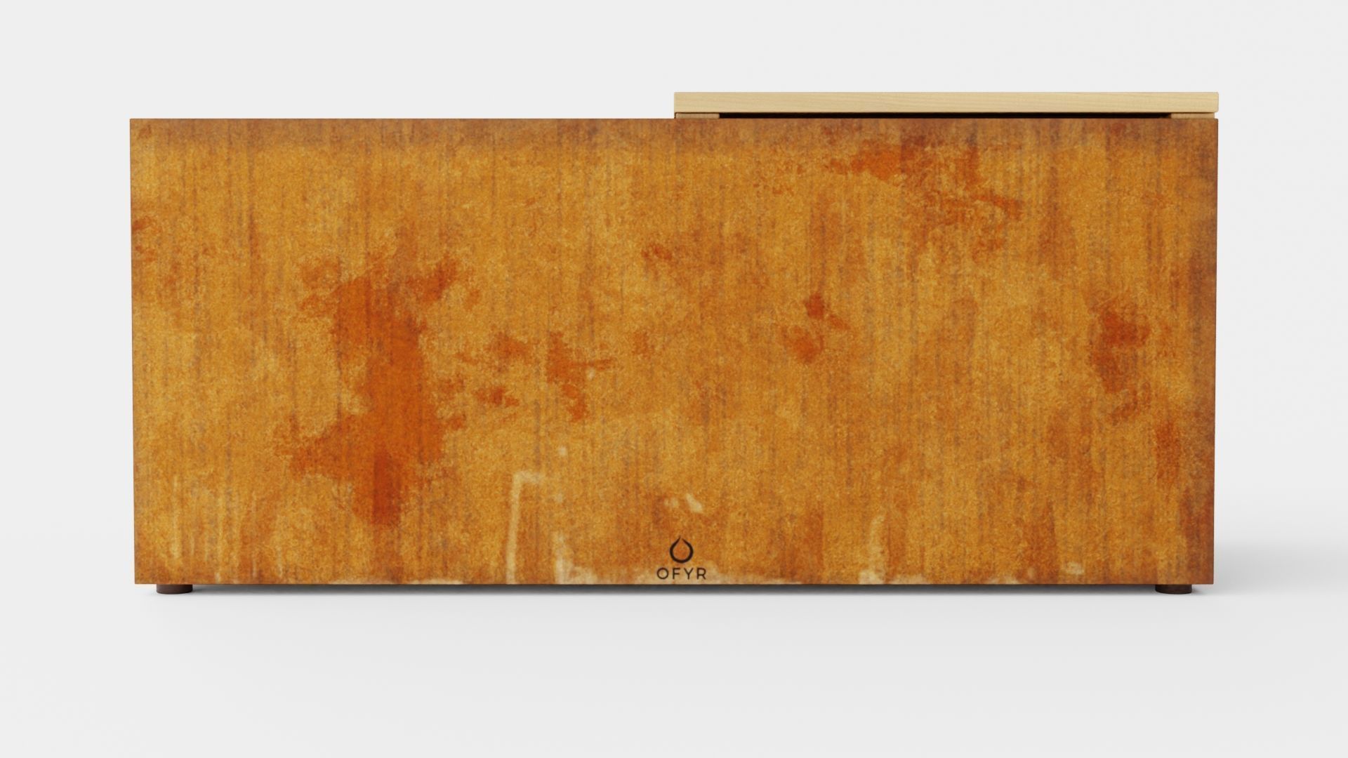 Herb Garden Bench Low-poly 3D model_4