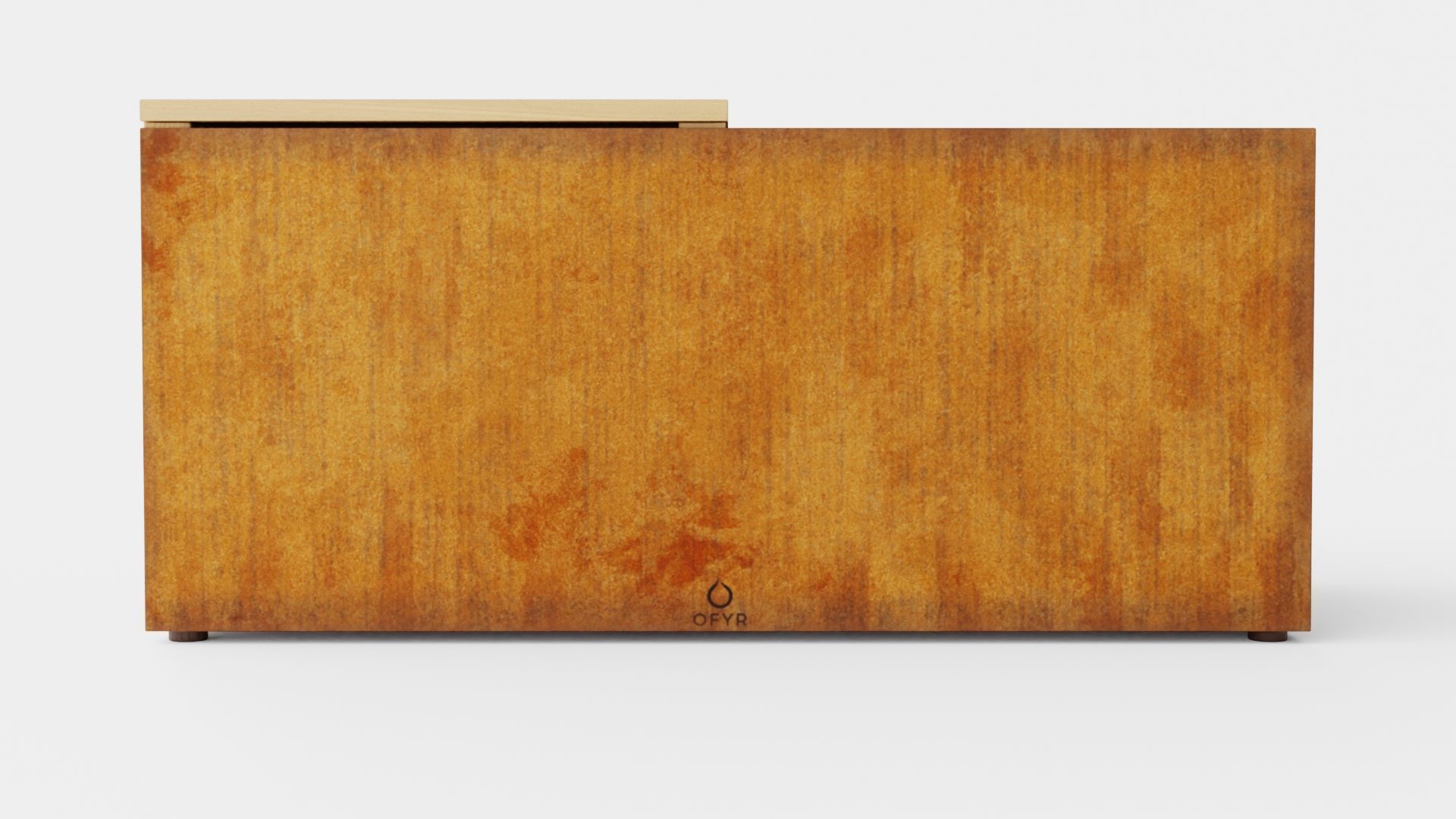 Herb Garden Bench Low-poly 3D model_1