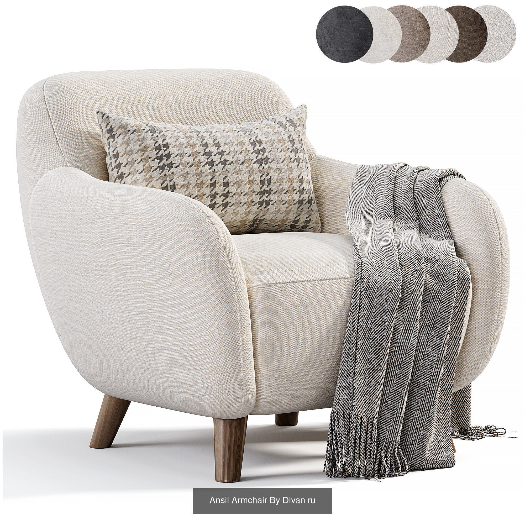 Armchair  Collection 10 Items 3D Model _10