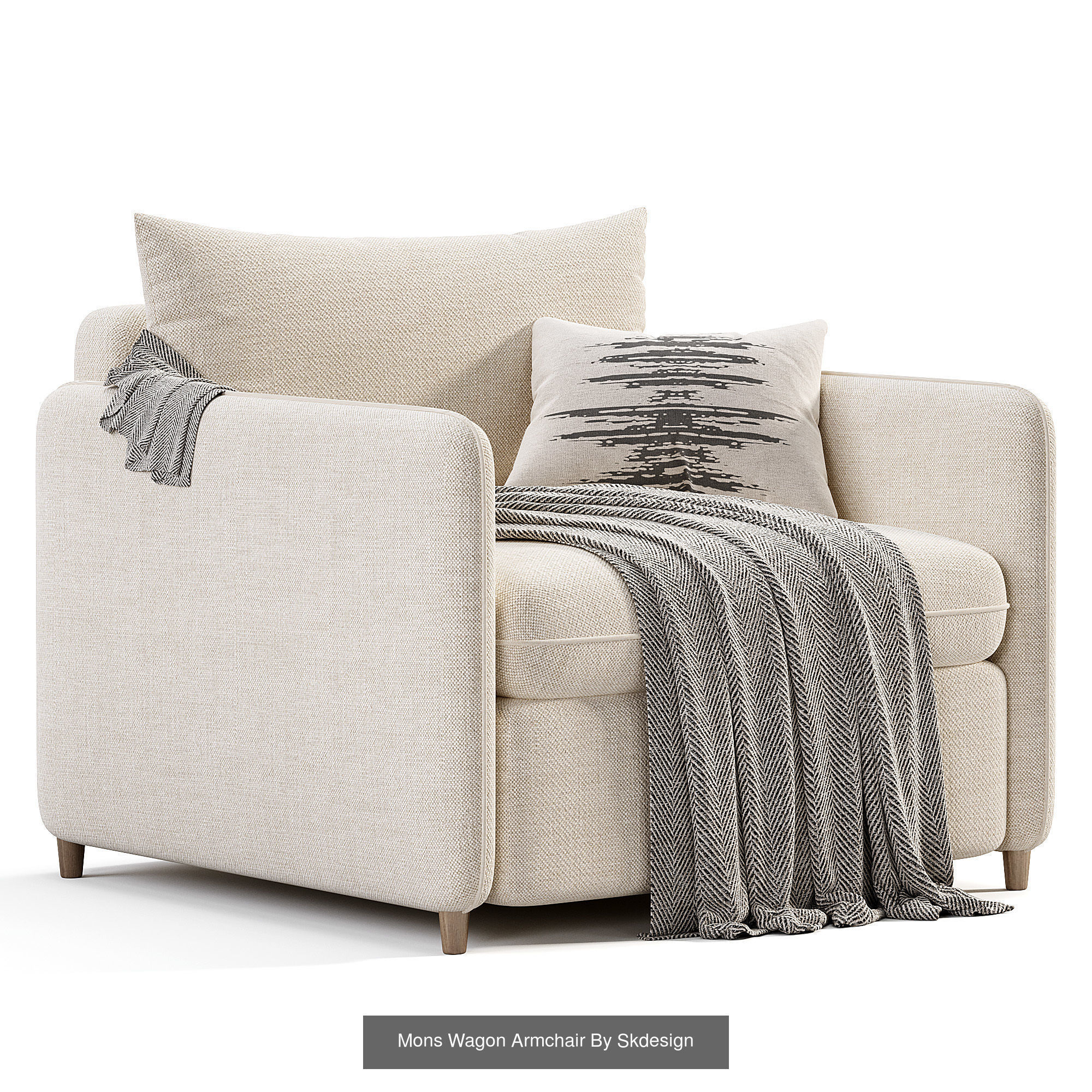 Armchair  Collection 10 Items 3D Model _2