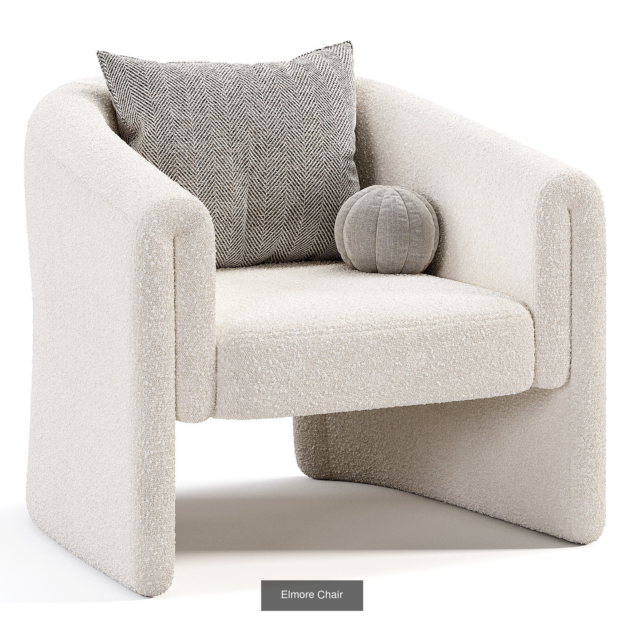 Armchair  Collection 10 Items 3D Model _7