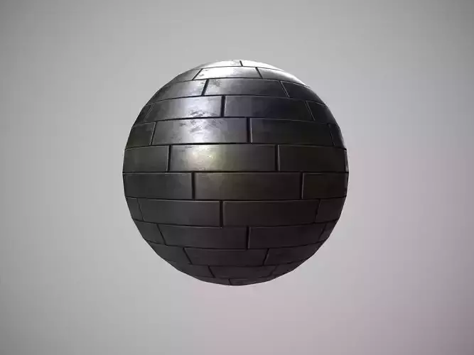 Tiled metal pbr material