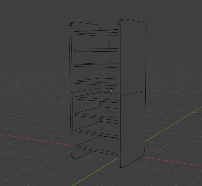 Wardrobe - Modern and Functional Design Low-poly 3D model_3
