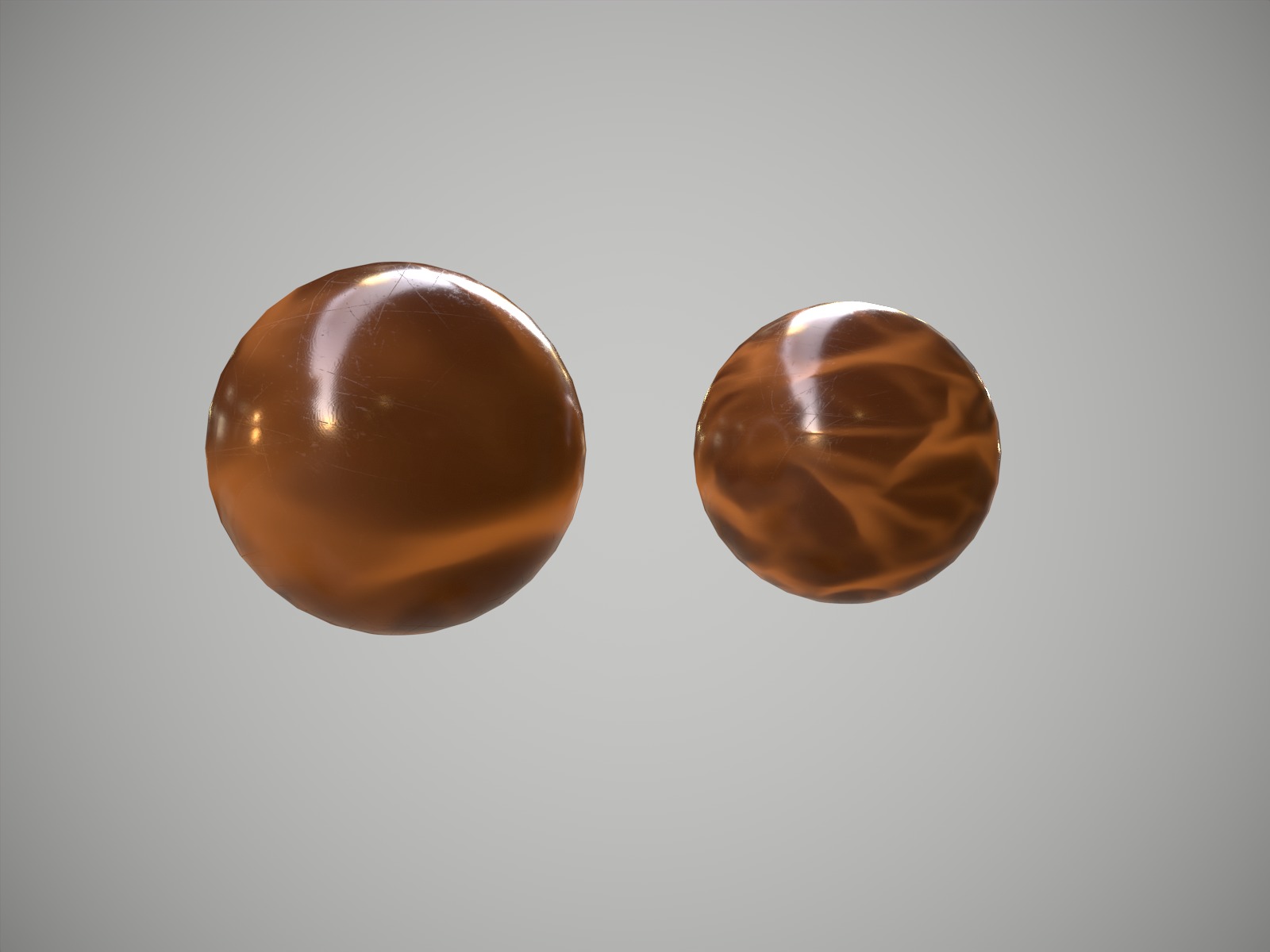 Orange crystal pbr material Texture_1