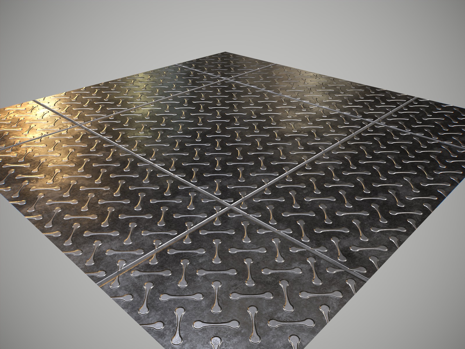 Metal floor pbr material Texture_3
