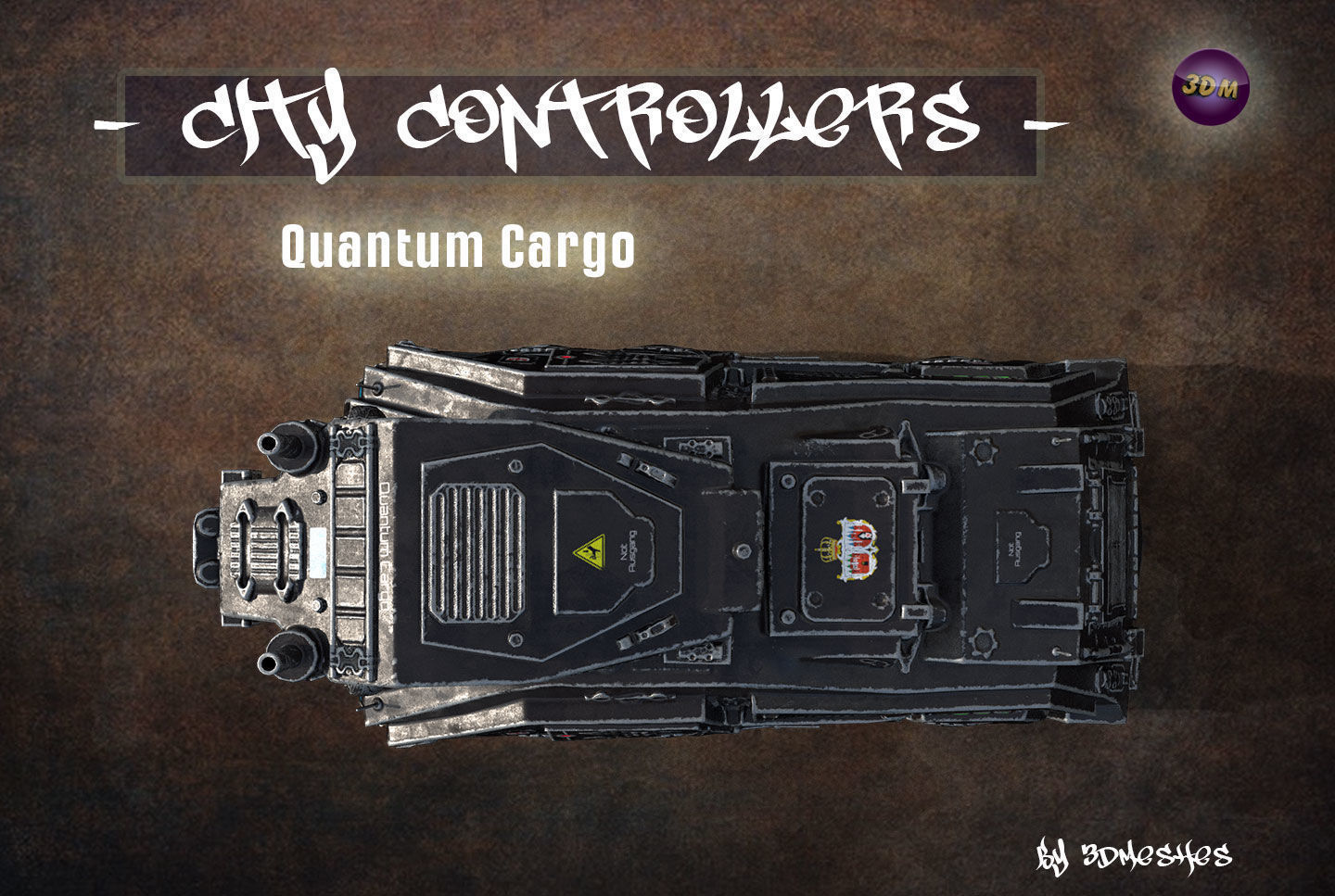 City Controllers - Quantum Cargo - PBR lowpoly Low-poly 3D model_27