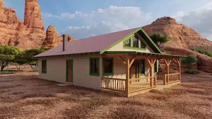 old house-Old Abandoned House 3D model