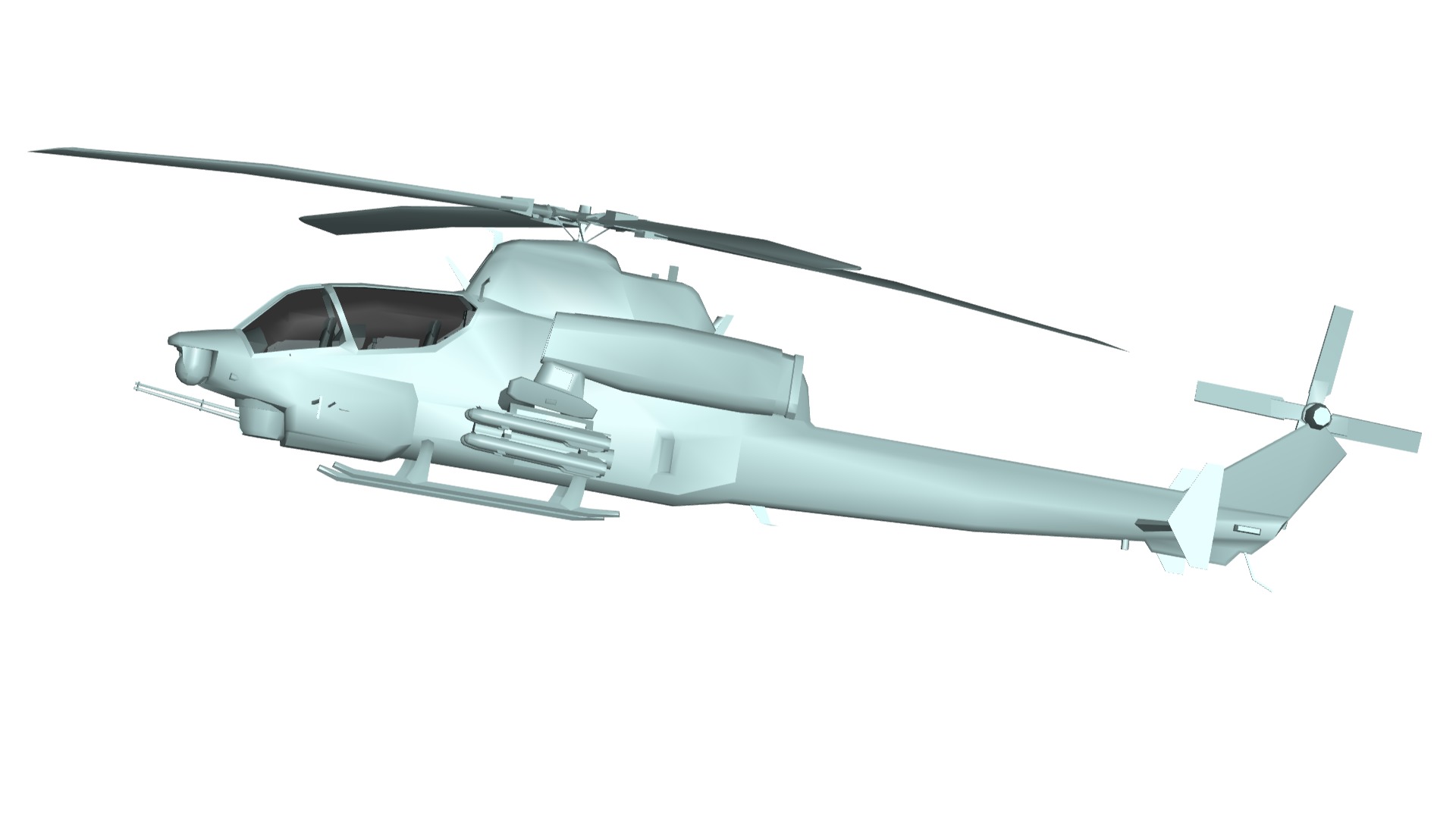 Bell AH-1Z Viper 3D model_2