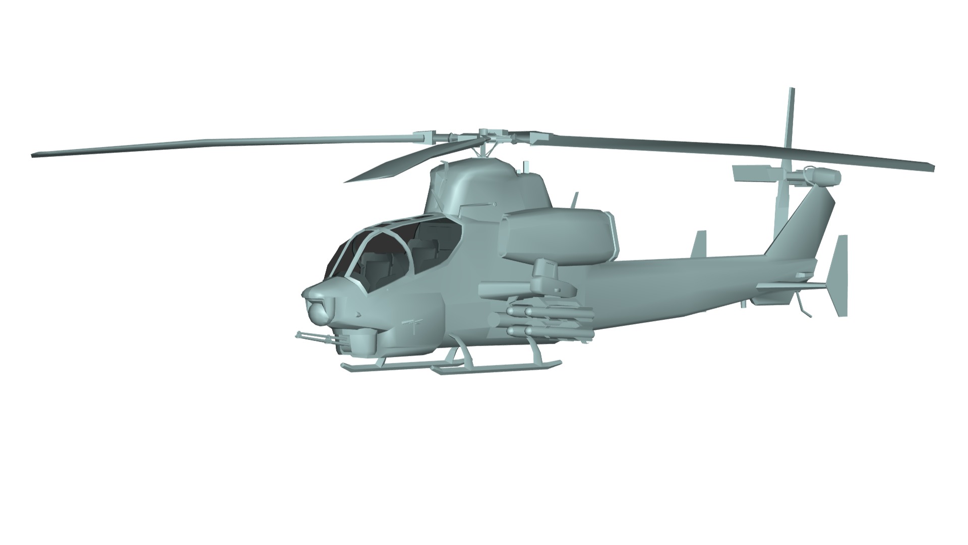 Bell AH-1Z Viper 3D model_1
