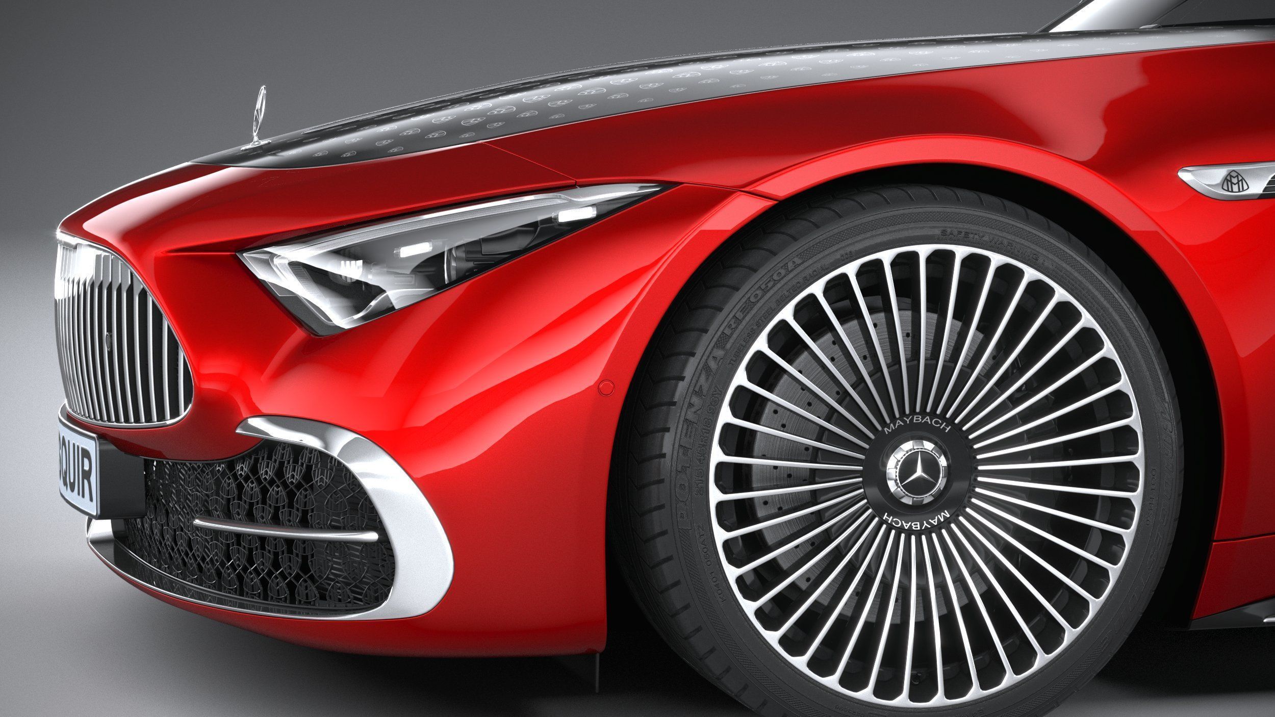 Mercedes-Benz SL Monogram Maybach 2025 3D model_3