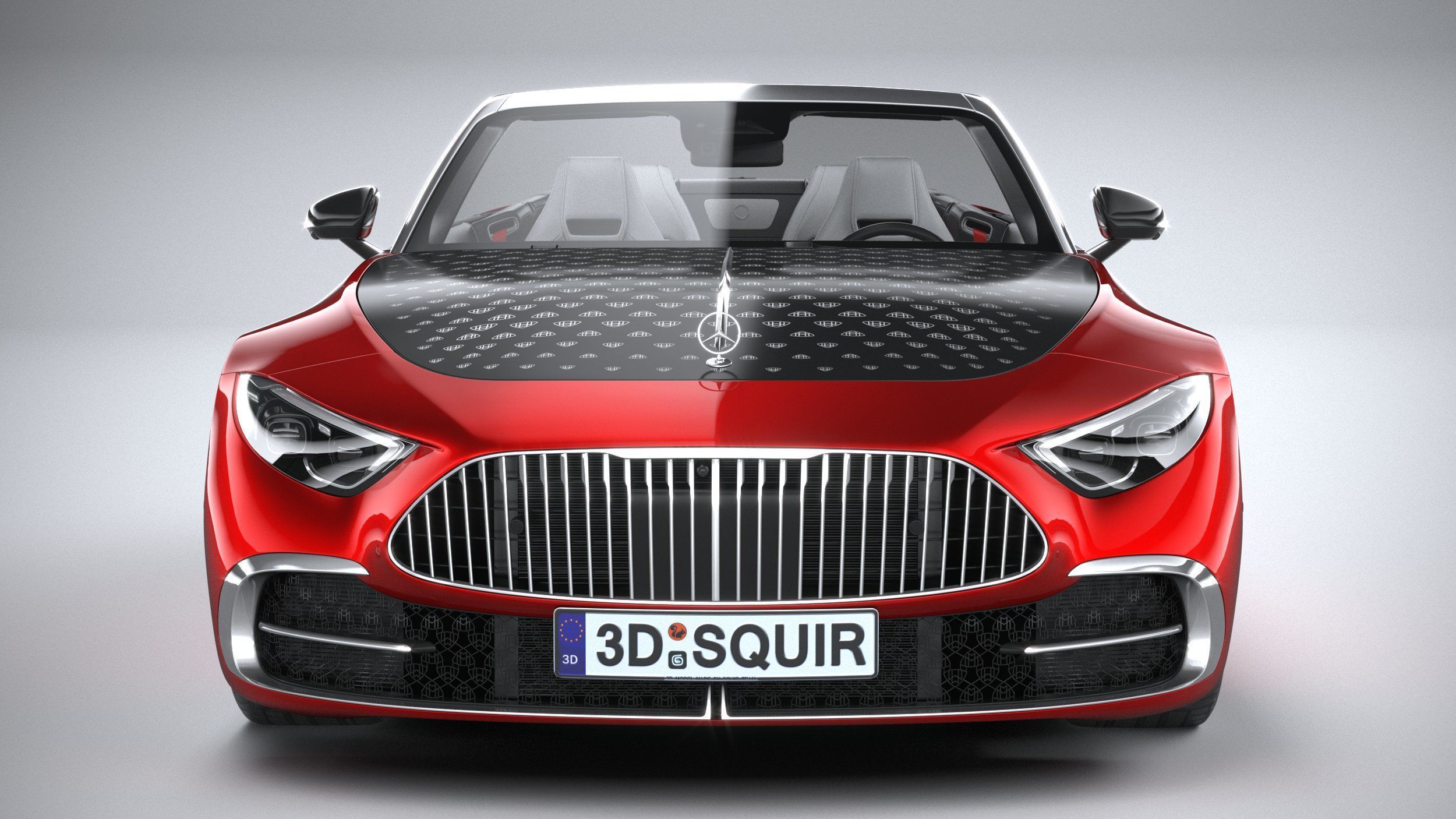 Mercedes-Benz SL Monogram Maybach 2025 3D model_13