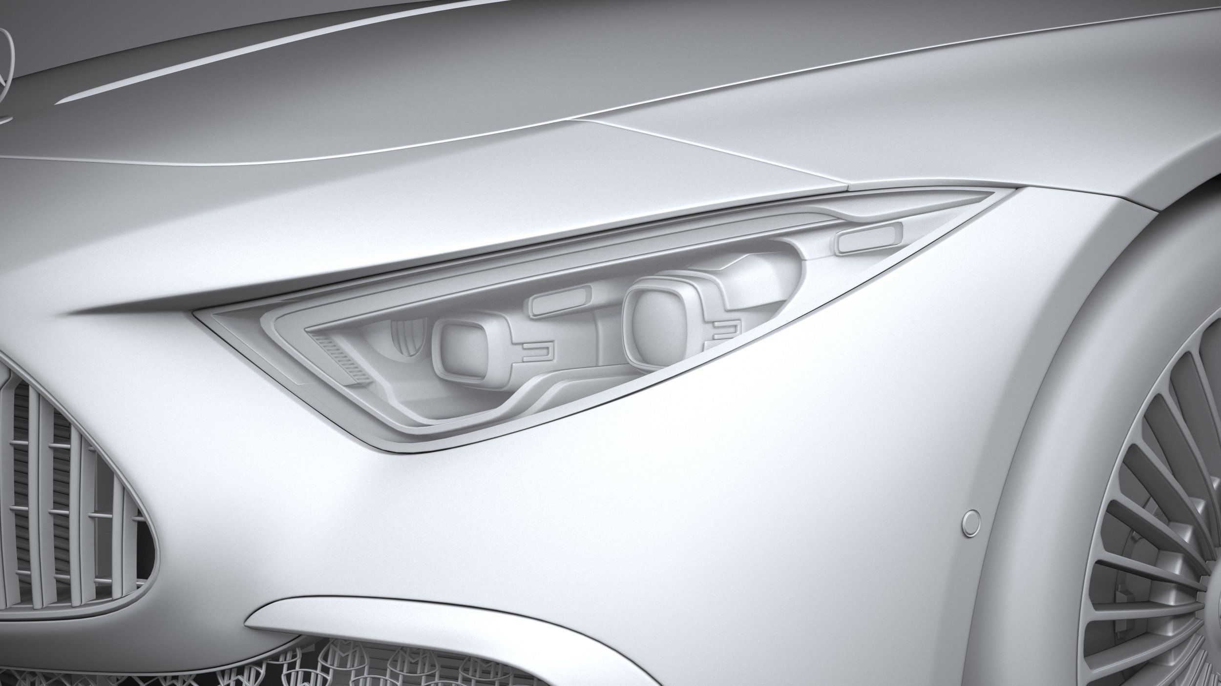 Mercedes-Benz SL Monogram Maybach 2025 3D model_23