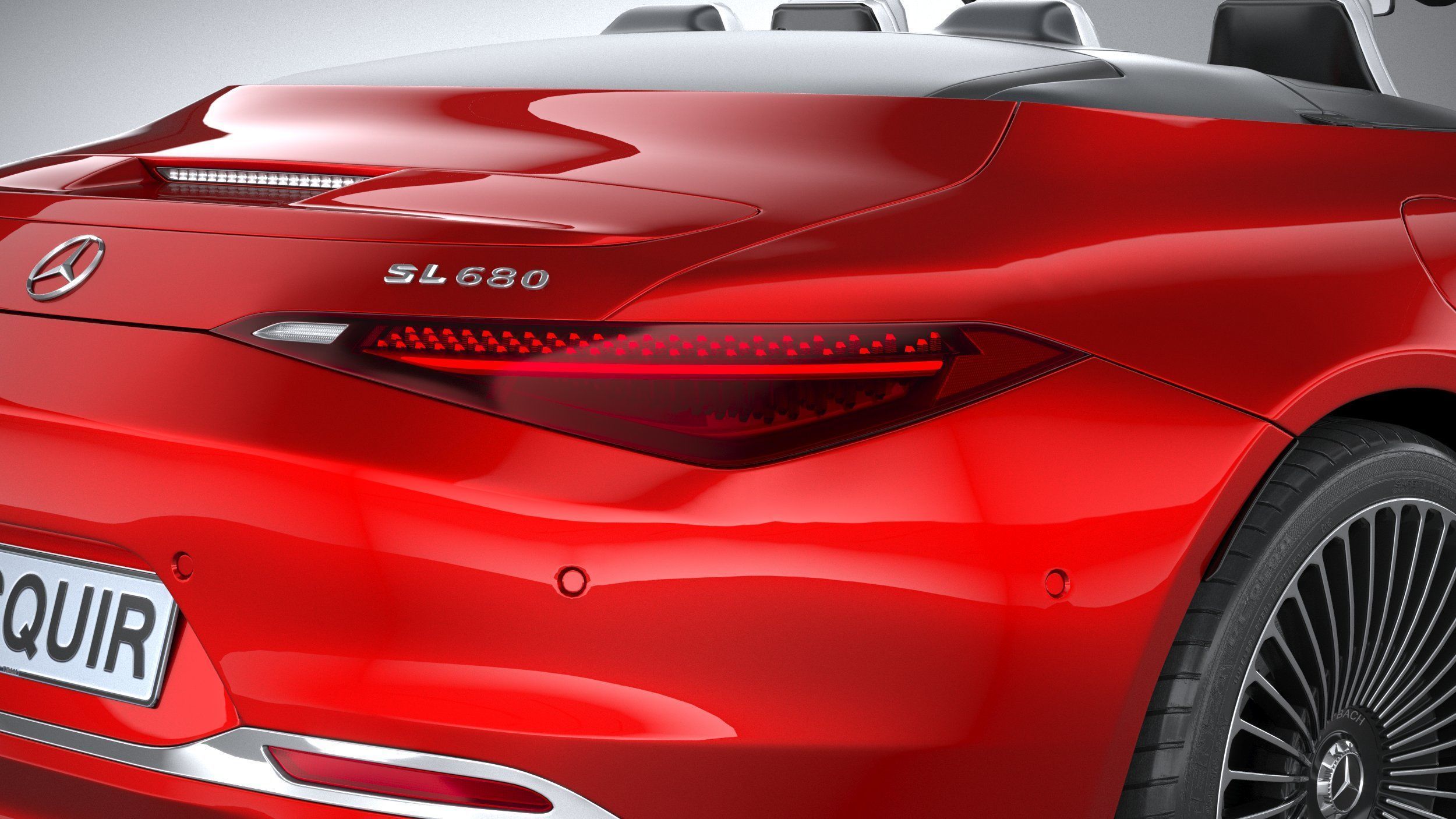 Mercedes-Benz SL Monogram Maybach 2025 3D model_18