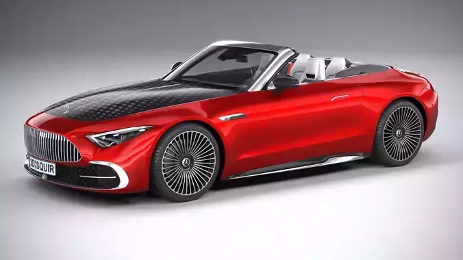Mercedes-Benz SL Monogram Maybach 2025 3D model