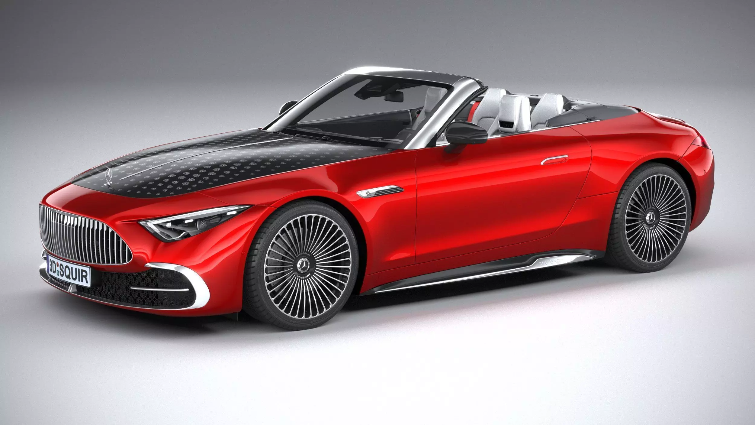Mercedes-Benz SL Monogram Maybach 2025 3D model_0