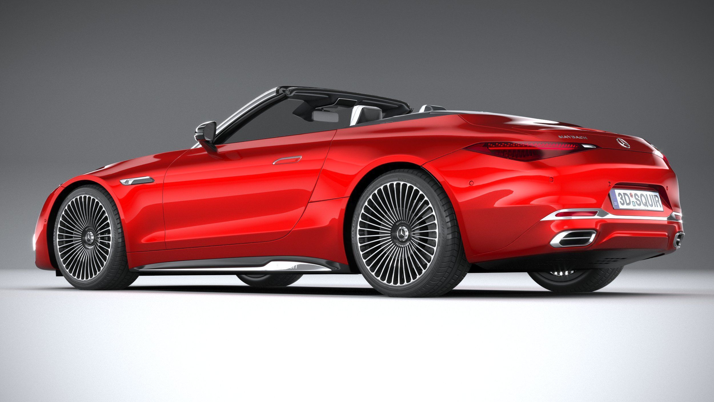 Mercedes-Benz SL Monogram Maybach 2025 3D model_5