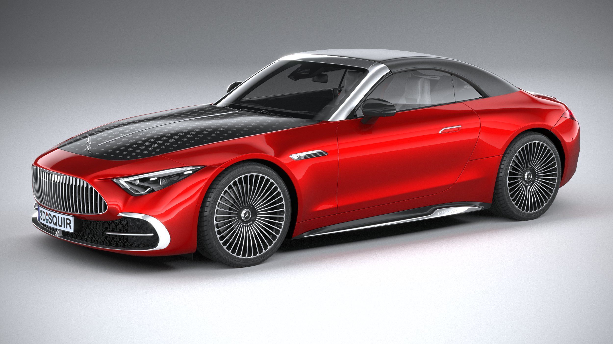 Mercedes-Benz SL Monogram Maybach 2025 3D model_30