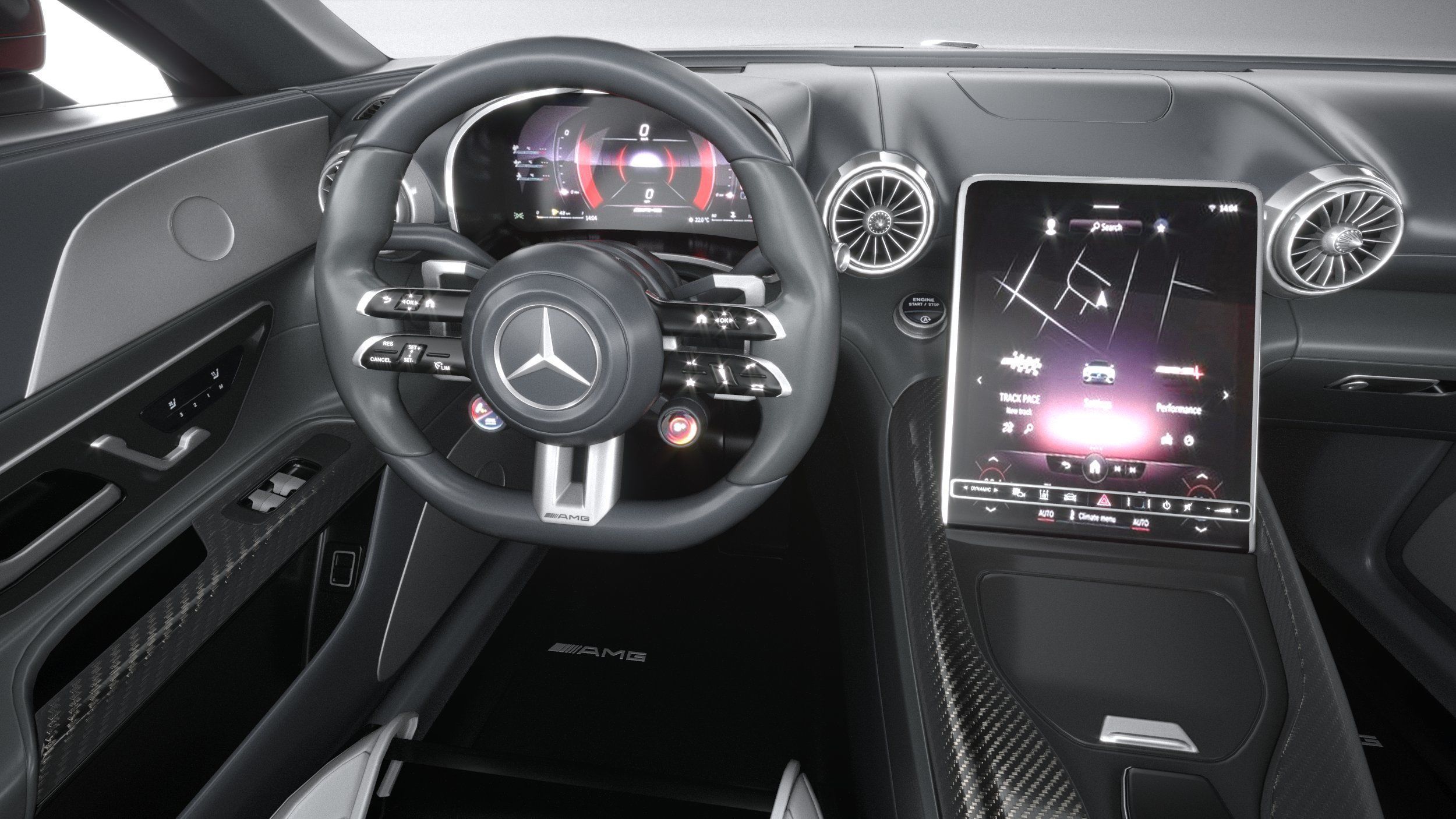 Mercedes-Benz SL Monogram Maybach 2025 3D model_27